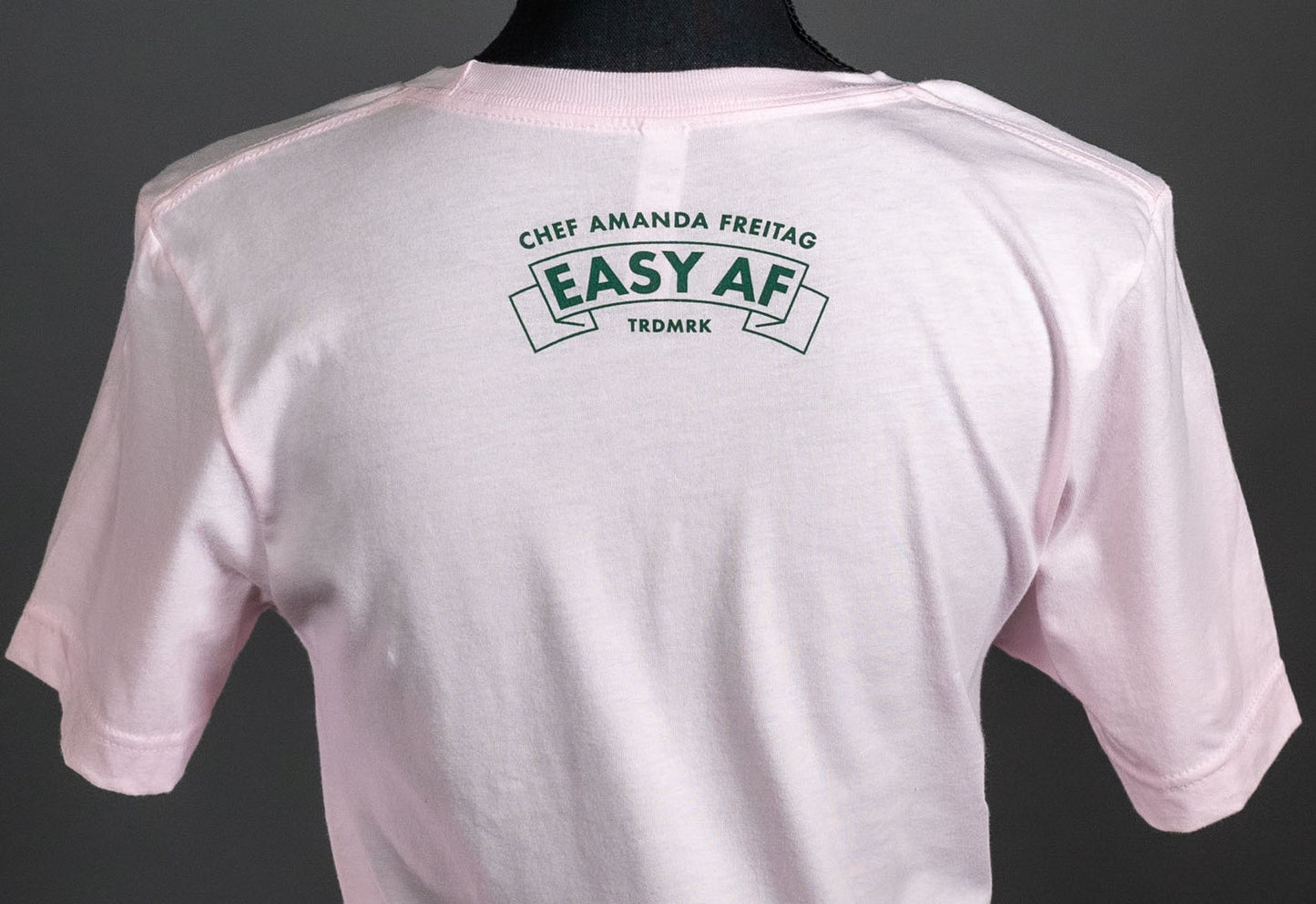 Chef Amanda’s Easy AF  T-shirt, Pink [Summer Edition]