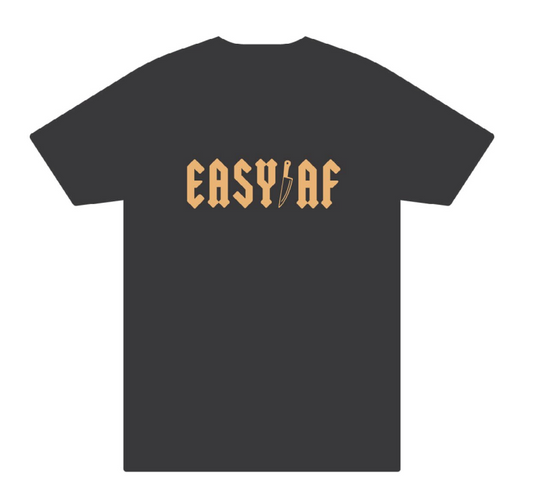 EASY AF Classic Black T-shirt